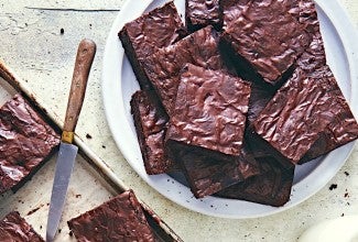 Brownies on a plate